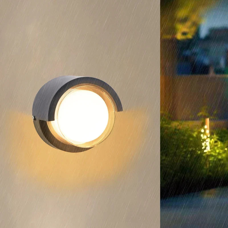 Moderne LED Buiten Wandlamp – Waterdichte Porch en Balkon Wandlamp voor Thuis Tuin, IP55 Gecertificeerd