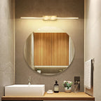 Moderne Gouden LED Wandlamp – Badkamerspiegellicht met Touch-schakelaar voor Slaapkamer, Woonkamer en Vanity Verlichting