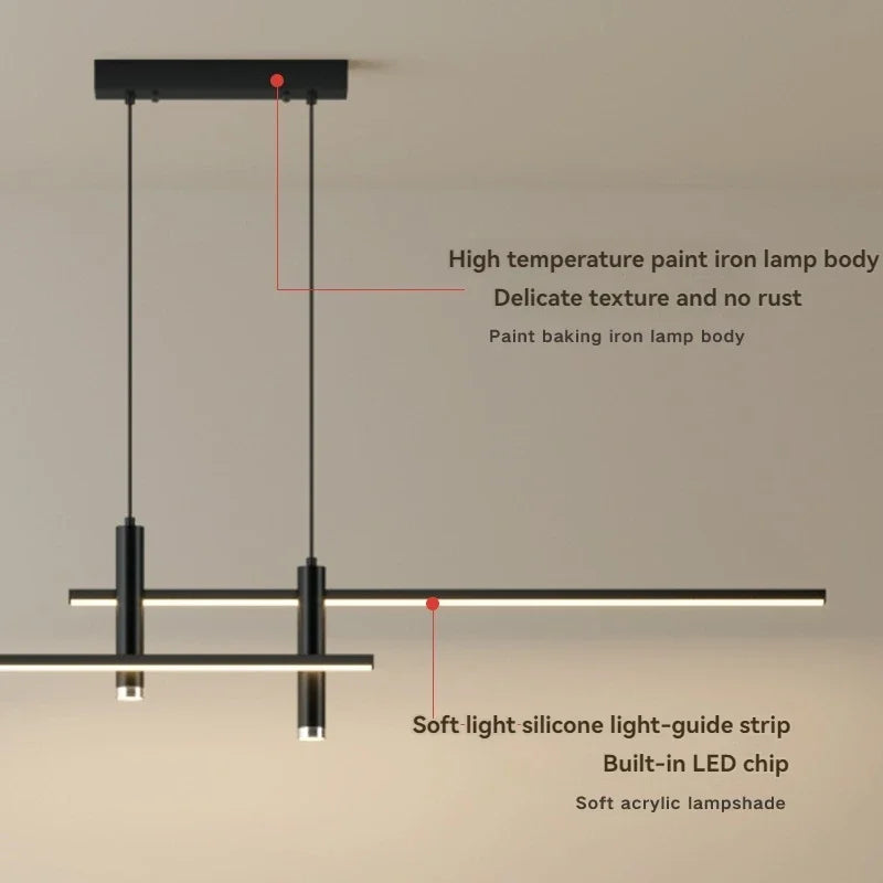 Moderne LED Hanglampen - Minimalistische Verlichting voor Keuken eiland, Bar en Eettafel