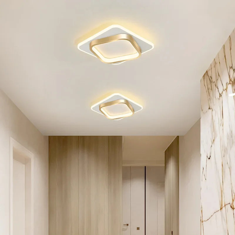 Moderne LED Plafondlamp - Vierkante Plafondlichtarmatuur voor Woonkamer, Trap, Gang en Meer