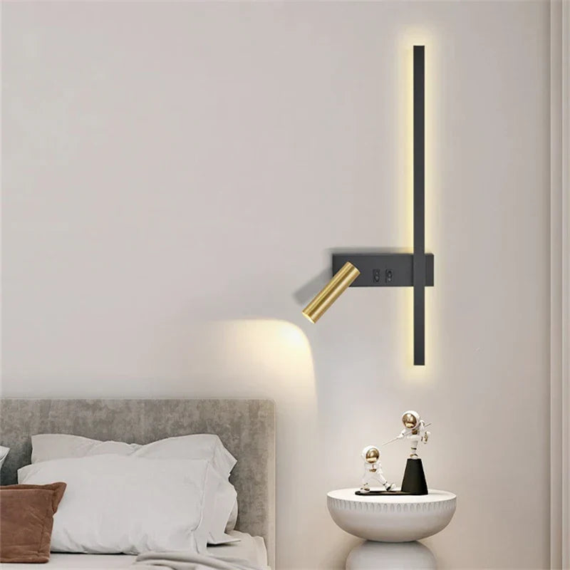 Moderne LED Wandlamp - Nordic Stijl voor Creatieve Thuisdecoratie