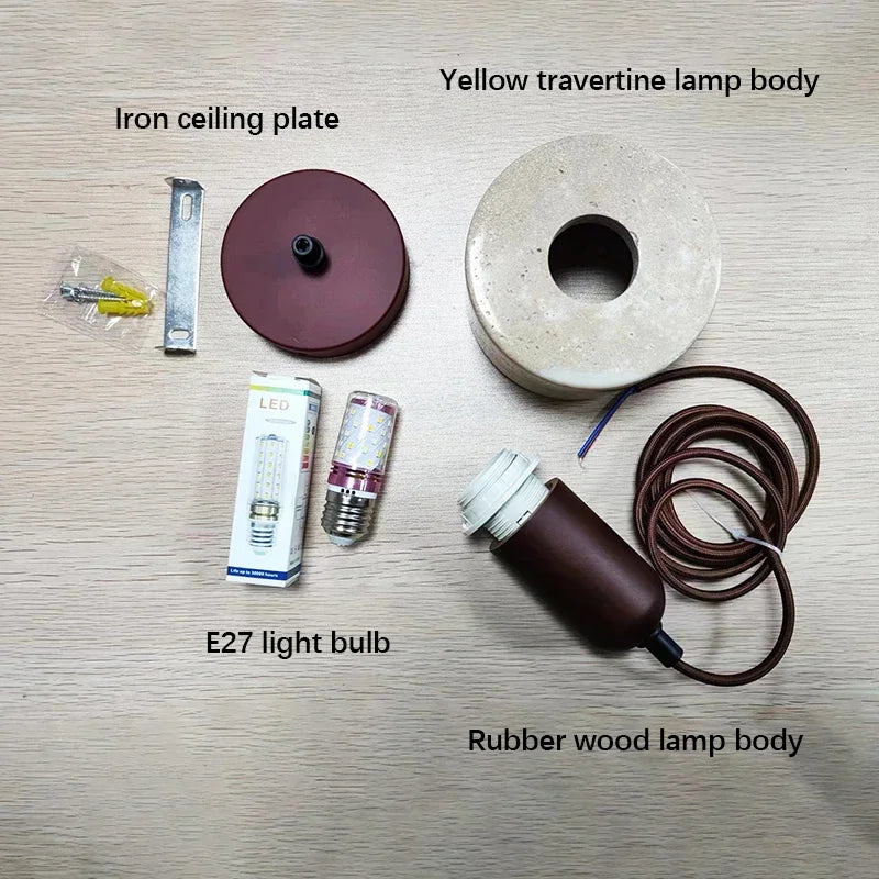 Moderne LED Pendelarmatuur – Nordic Hanglamp voor Slaapkamer, Woonkamer en Hotel met E27 Lamp