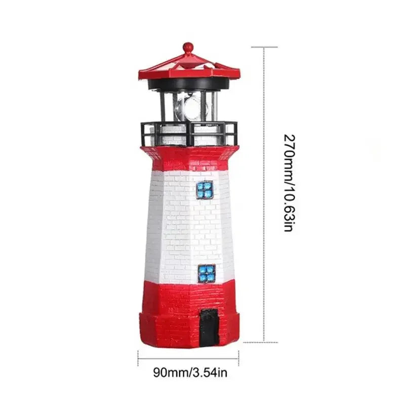 LED Vuurtoren Zonne-Outdoor Landschapslamp