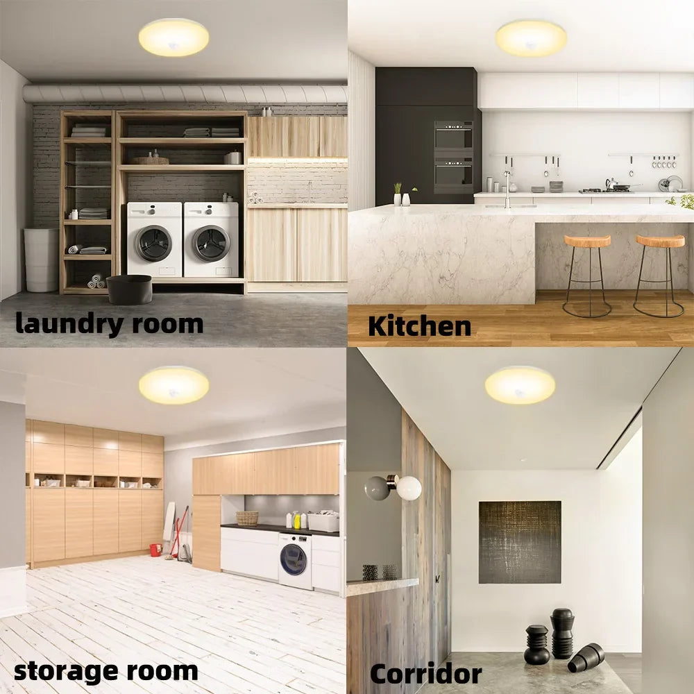LED PIR Bewegingssensor Plafondlamp - Moderne Verlichting voor Slaapkamer, Woonkamer, Trapverlichting
