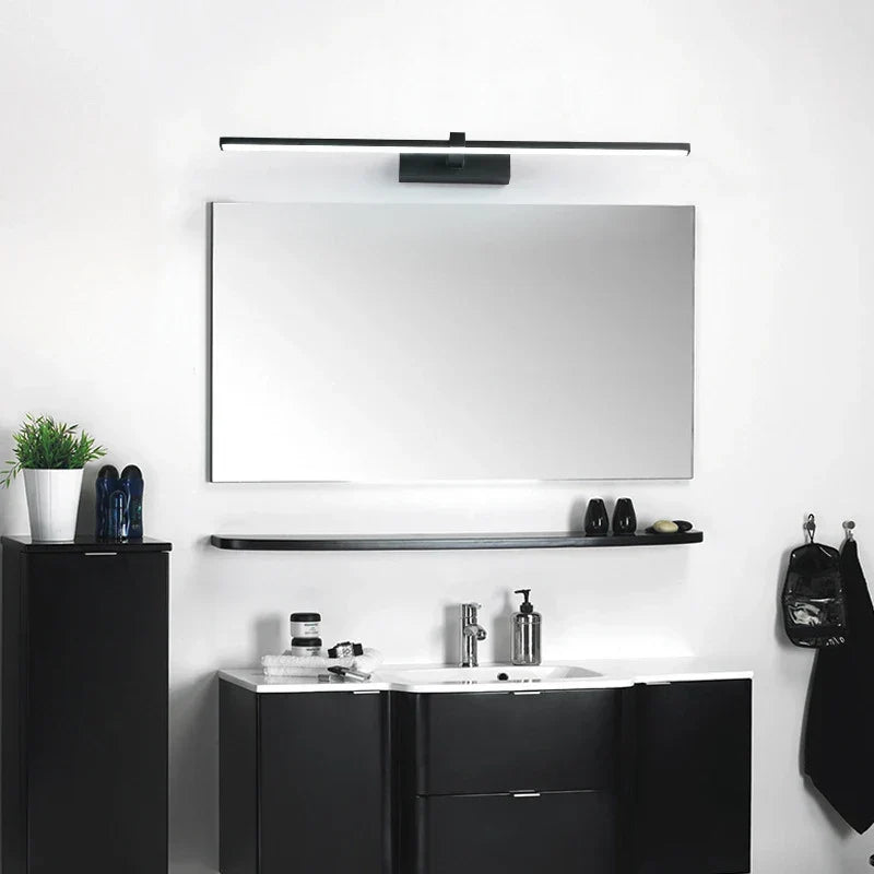 Moderne LED Wandlamp voor Badkamer - 3-Kleur Verstelbare Licht Aluminium LED Spiegel Lamp voor Make-up en Baddertijd