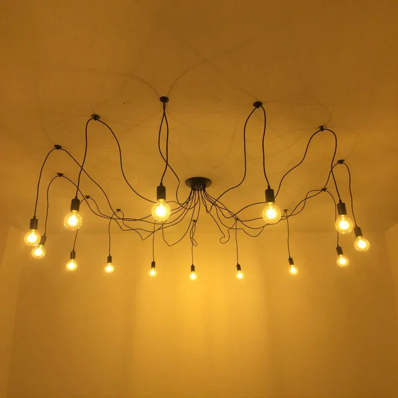 DIY Hanglampen: Moderne Retro Kroonluchter voor Stijlvolle Thuisdecoratie