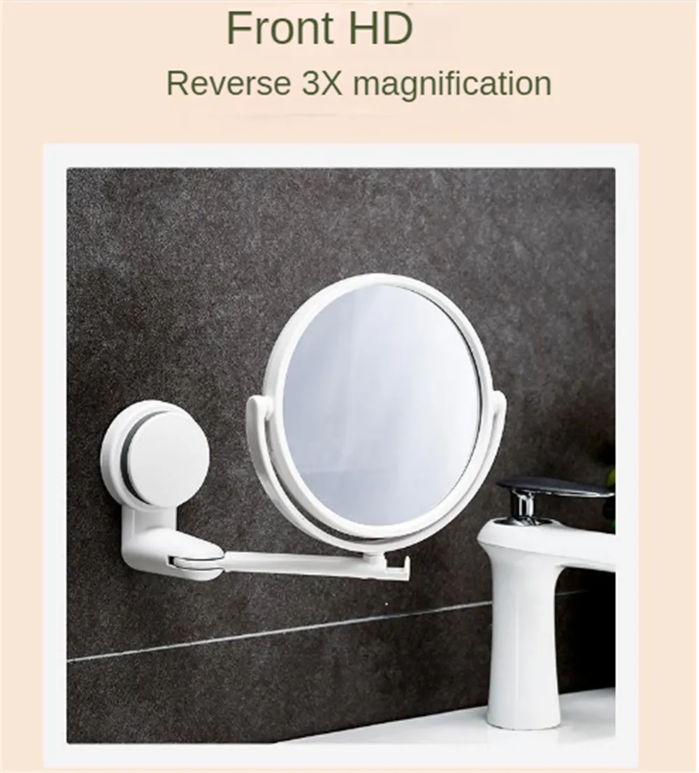 All-Angle Elegance 3X Vergrotende Wandspiegel | Troscana