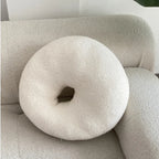 Nordic Bouclé Abstract Kussen – Minimalistisch Pluche Kussen | Troscana