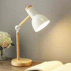 Artistieke Paddenstoelvormige Houten Bureau Lamp: Verlicht Je Ruimte met Stijl