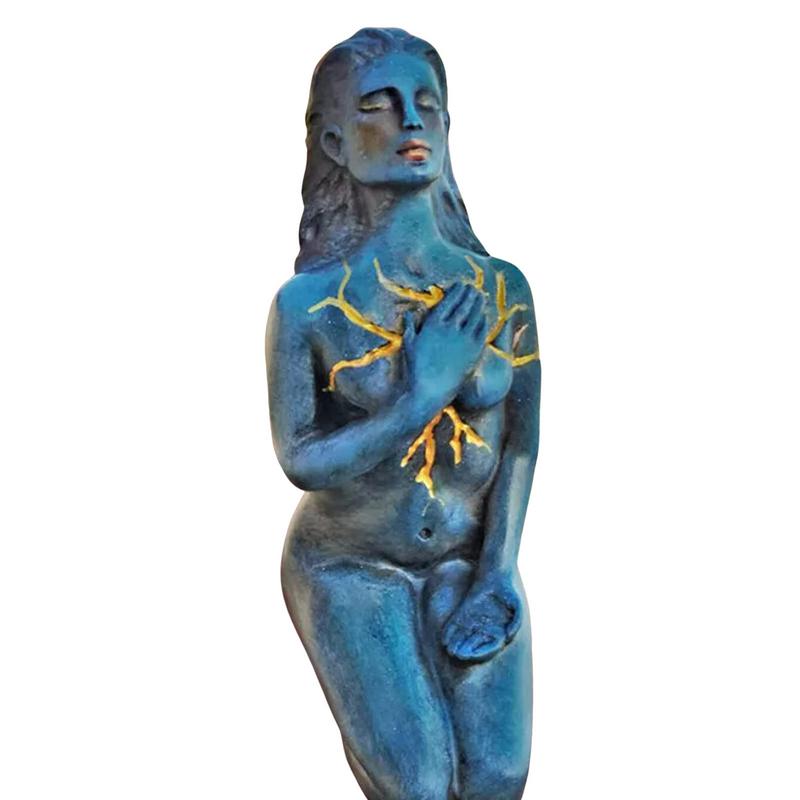Genezing Godin Sculptuur: Hars abstract