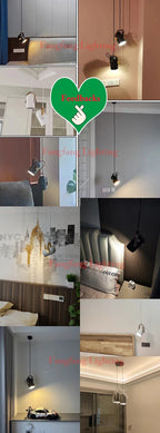 Moderne Draaibare Hanglamp – Verstelbare Metalen Hanglamp voor Slaapkamer, Woonkamer, Eetkamer of Keuken