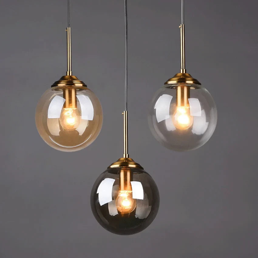 Moderne Glazen Hanglampen voor Slaapkamer Bedlamp Badkamer Hanglamp Plafond Kroonluchters Hotel Restaurant Decoratie Ring