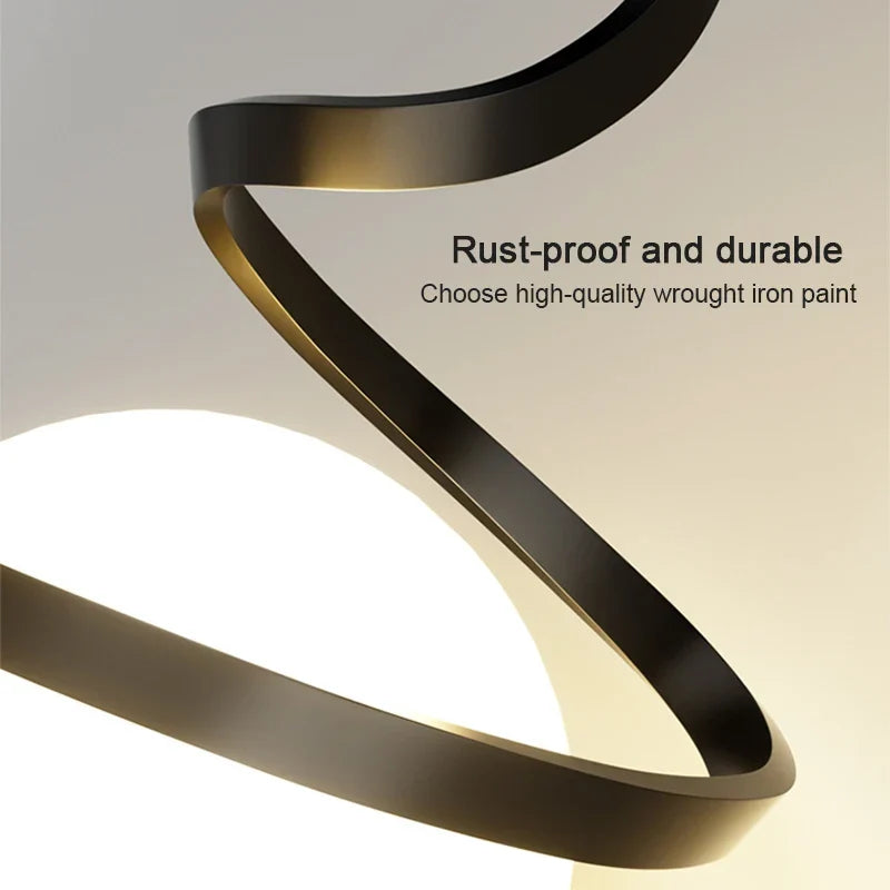 Nordic Glass LED Hanglamp – 3-Kleur Temperatuur, 1-Weg Hanglamp voor Eetkamer, Slaapkamer en Woonkamer Decor (5-10 m² Dekking)