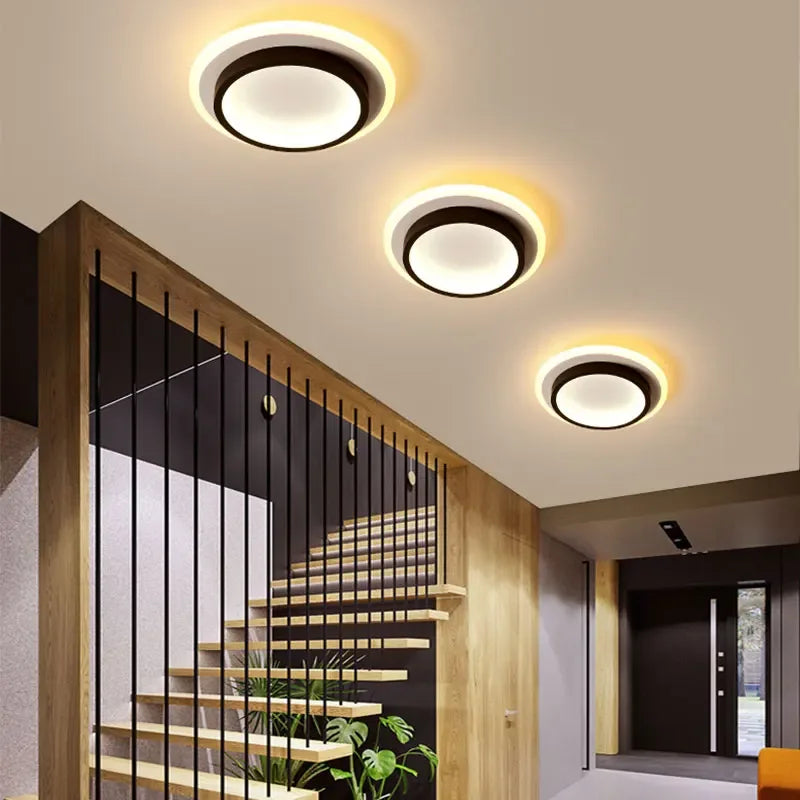 Moderne LED Plafondlamp - Vierkante Plafondlichtarmatuur voor Woonkamer, Trap, Gang en Meer