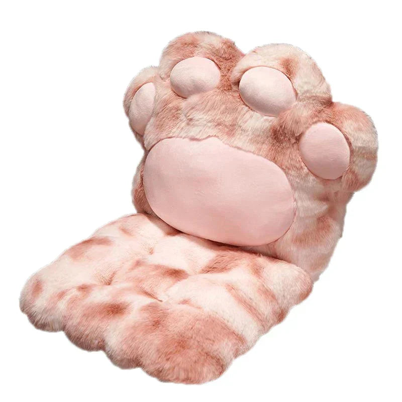 Cozy Cat Paw Pluche Zitkussen