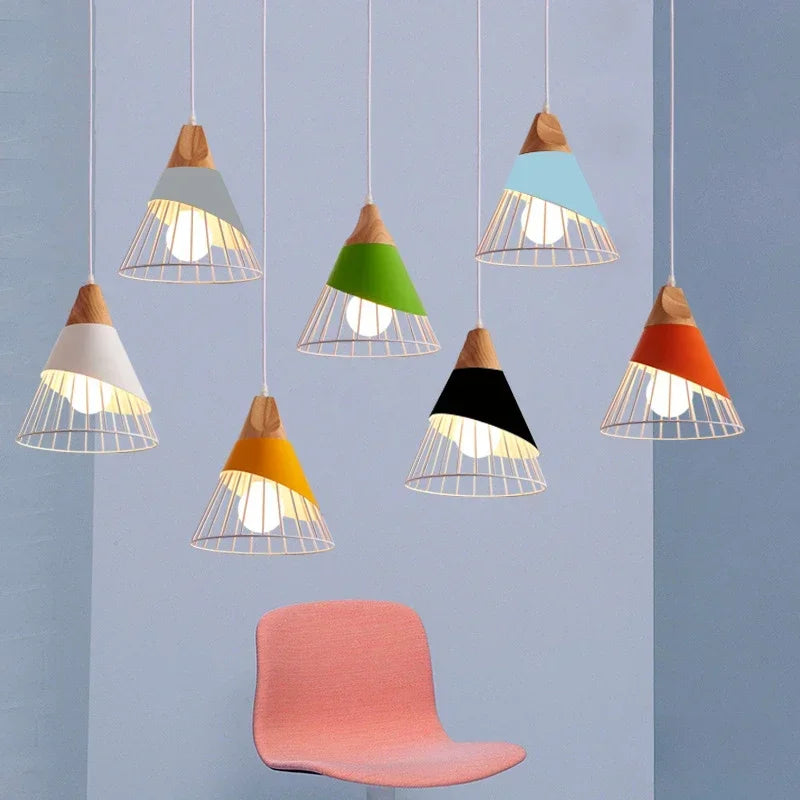 Nordic Modern Kroonluchter – Creatieve LED Hanglamp voor Restaurant, Eettafel en Woondecoratie