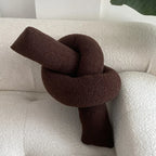 Nordic Bouclé Abstract Kussen – Minimalistisch Pluche Kussen | Troscana