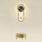 Moderne LED Klok Wandlamp - Stijlvolle Wandgemonteerde Verlichting voor Slaapkamer, Woonkamer en Huishouddecoratie