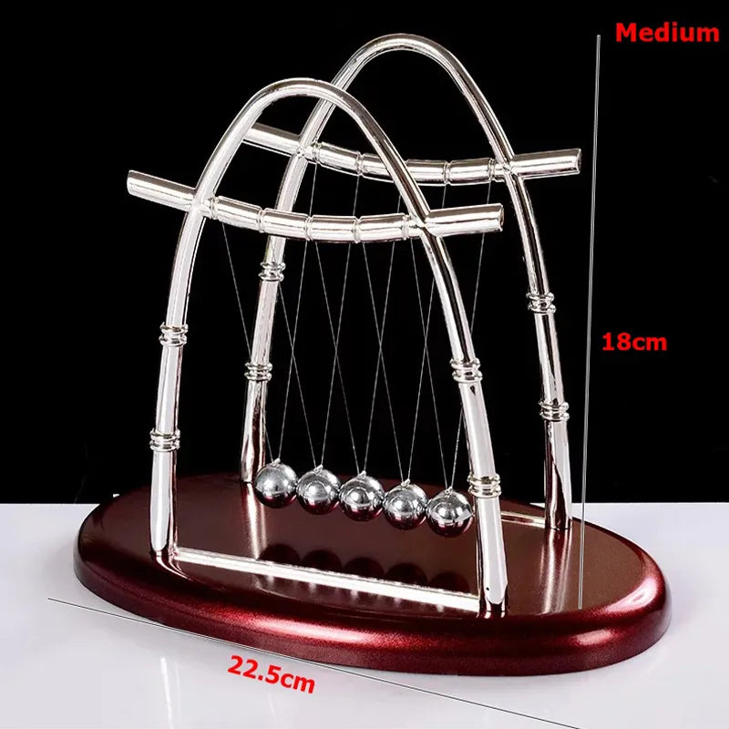 Newton Pendulum Bal, dat voortdurende beweging vertegenwoordigt