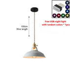 LED IJzeren Kroonluchter Hanglamp - Vintage Hanglamp