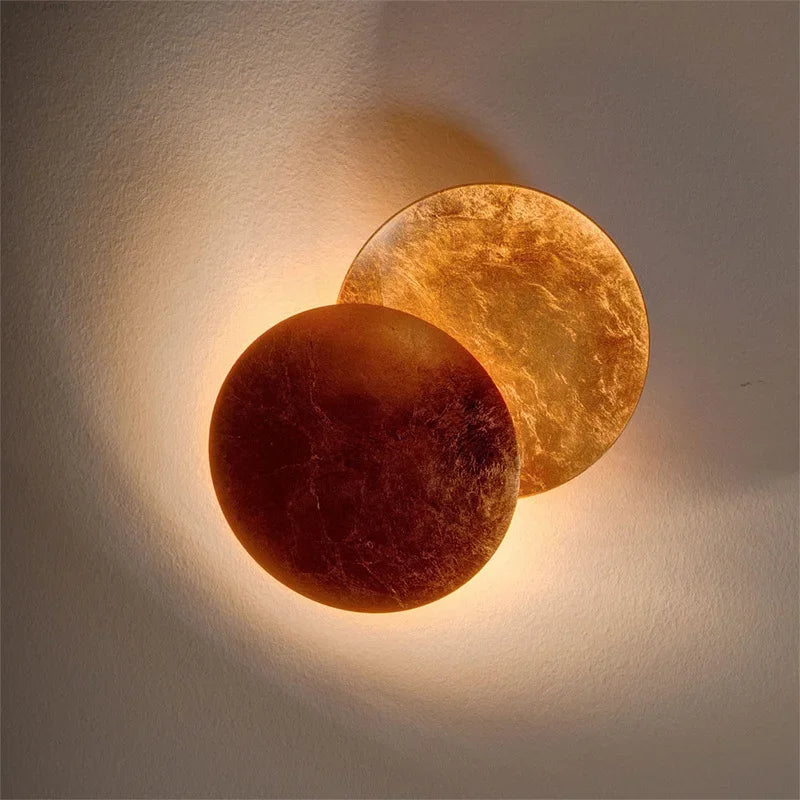 Moderne Eclipse Wandlamp - Ronde LED Wandlamp voor Slaapkamer, Gang, Corridor en Woonkamer