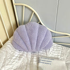 Pastel Shell Kussen – Fluffy Bouclé Pluche Kussen | Troscana