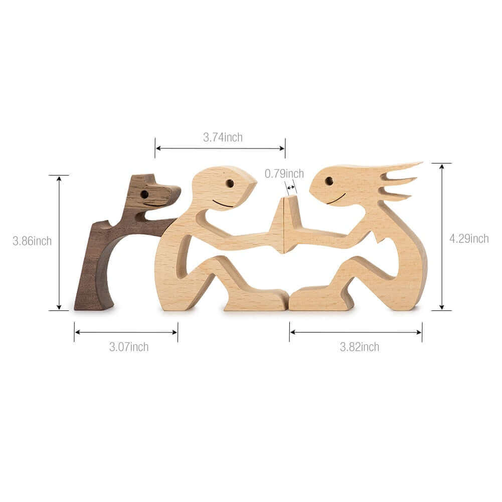 Deense Houten Dieren Ornamenten