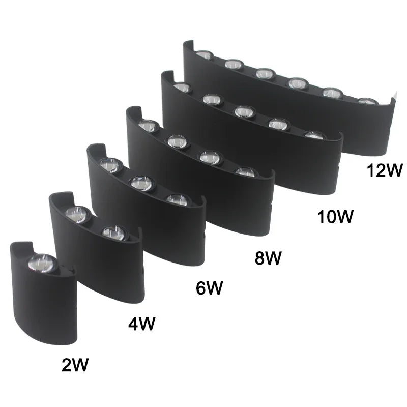 Lichaamsbewegingssensor Wandlamp Waterdicht Buitenshuis LED Wandlamp Op Neer Glanzende Lampen Tuin Yard Inductie Gang Wandlamp