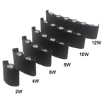 Lichaamsbewegingssensor Wandlamp Waterdicht Buitenshuis LED Wandlamp Op Neer Glanzende Lampen Tuin Yard Inductie Gang Wandlamp