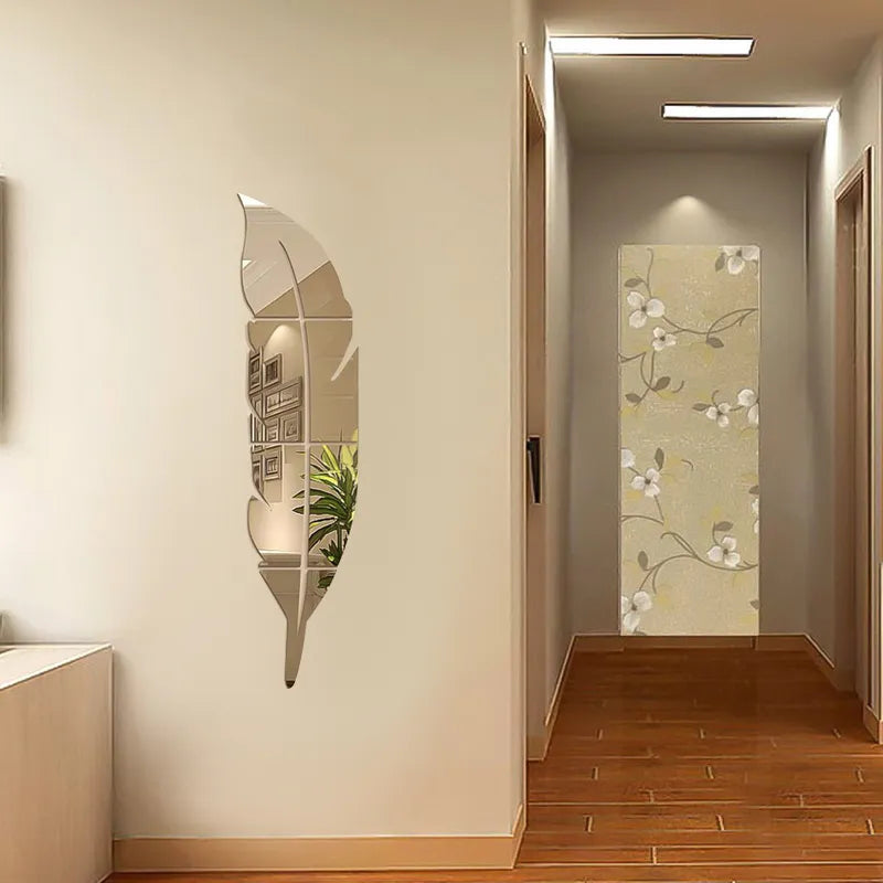Troscana | 3D Veer Kunst Spiegel Muur Sticker