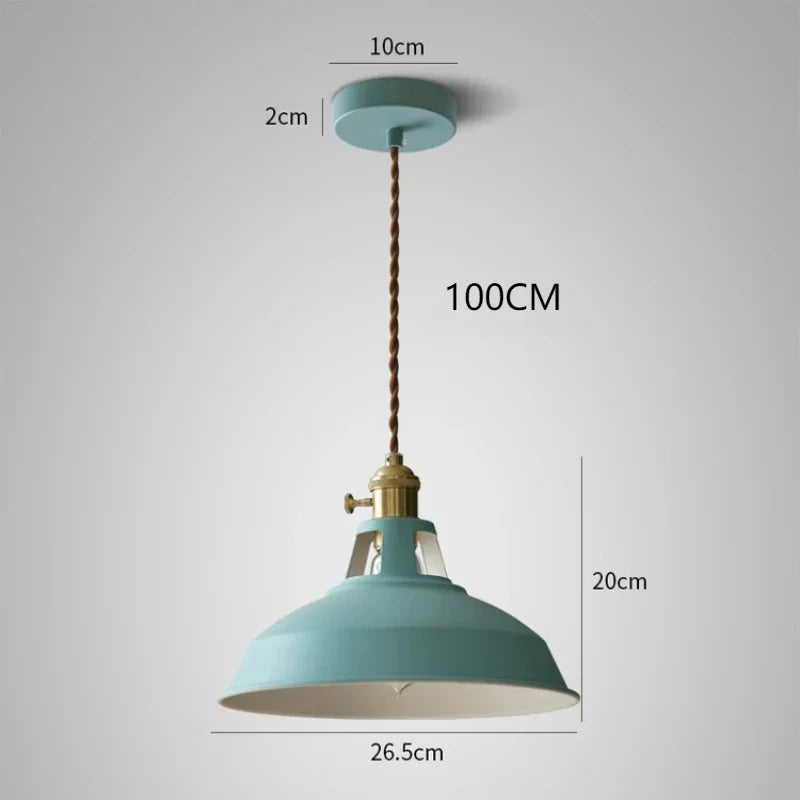 LED IJzeren Kroonluchter Hanglamp - Vintage Hanglamp