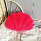 Pastel Shell Kussen – Fluffy Bouclé Pluche Kussen | Troscana