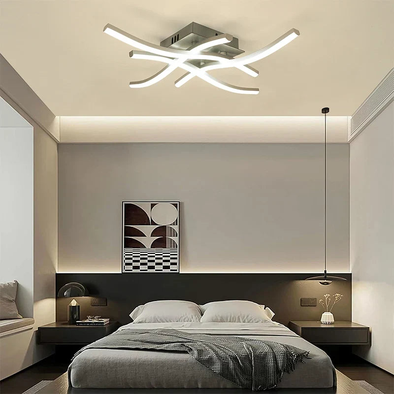 Moderne LED Plafondlamp voor Woonkamer, Eetkamer, Slaapkamer en Balkon