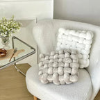 Chunky Woven Knot Cushion | Troscana
