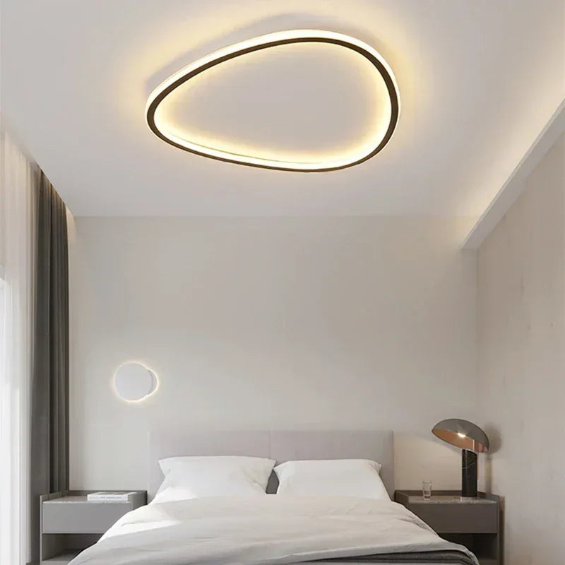 Moderne LED Plafondlamp - Elegante Ovale Ontwerp voor Veelzijdige Binnenverlichting