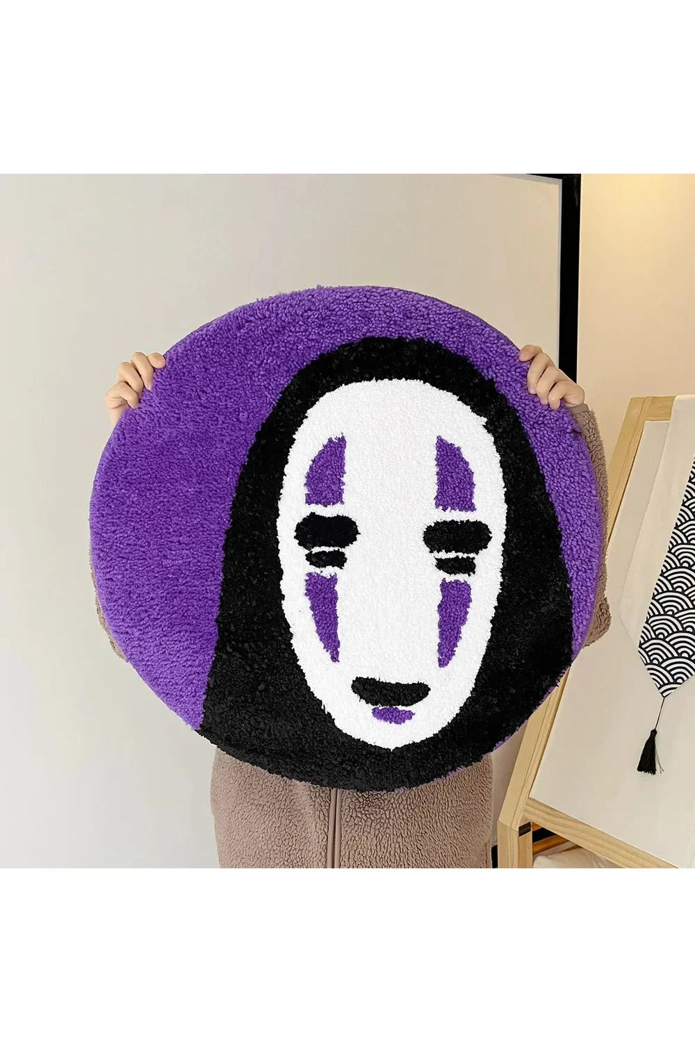 Face Zachte Ronde Vloerkleed