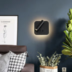 Moderne LED Wandlamp – 350° Draaibare Verstelbare Op & Neer Wandlamp, 3000K Warm Wit tot 6500K Koel Licht, Aluminium Wandlamp