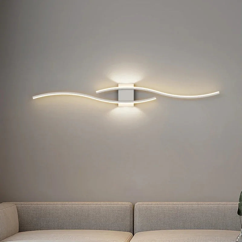 Moderne LED Wandlamp - Zwarte, Witte en Gouden Wandlicht Sconces voor Woonkamer, Slaapkamer, Nachtkastje en Decoratieve Verlichting