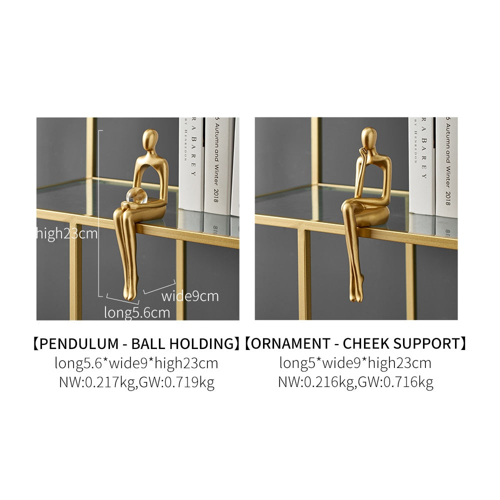 Moderne Figurines Abstracte Woondecoratie Sculptuur