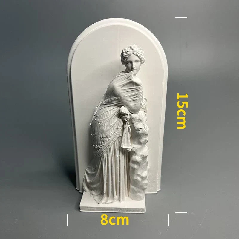 Nordic INS Stijl Karakter Pleister Standbeeld DIY Geschilderde Schets Fotografie Props Tafel Decoraties Thuis Kunst Pleister Decoratie