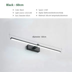 Moderne LED Wandlamp voor Badkamer - 3-Kleur Verstelbare Licht Aluminium LED Spiegel Lamp voor Make-up en Baddertijd