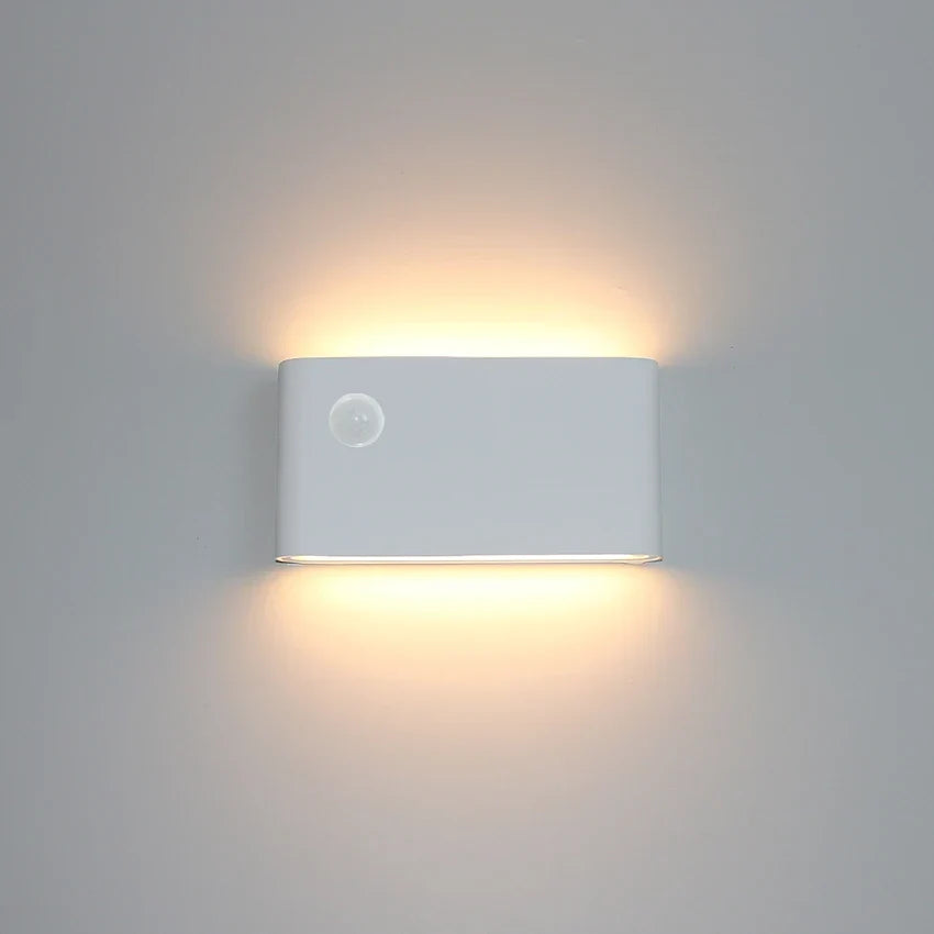 Moderne LED Buiten Bewegingssensor Waterdichte Wandlamp - Ideaal voor Tuin-, Binnenplaats- en Gangverlichting