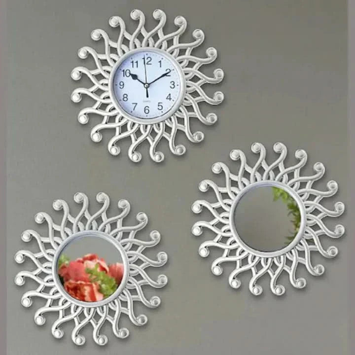 Troscana | Lena - Luxe Horloge en Spiegel Set