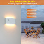 Moderne LED Buiten Bewegingssensor Waterdichte Wandlamp - Ideaal voor Tuin-, Binnenplaats- en Gangverlichting