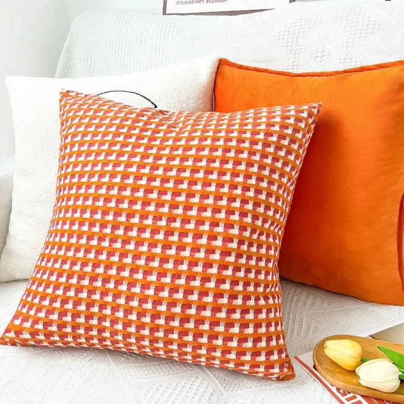 Scandinavisch Decoratief Sierkussenhoes 45x45cm