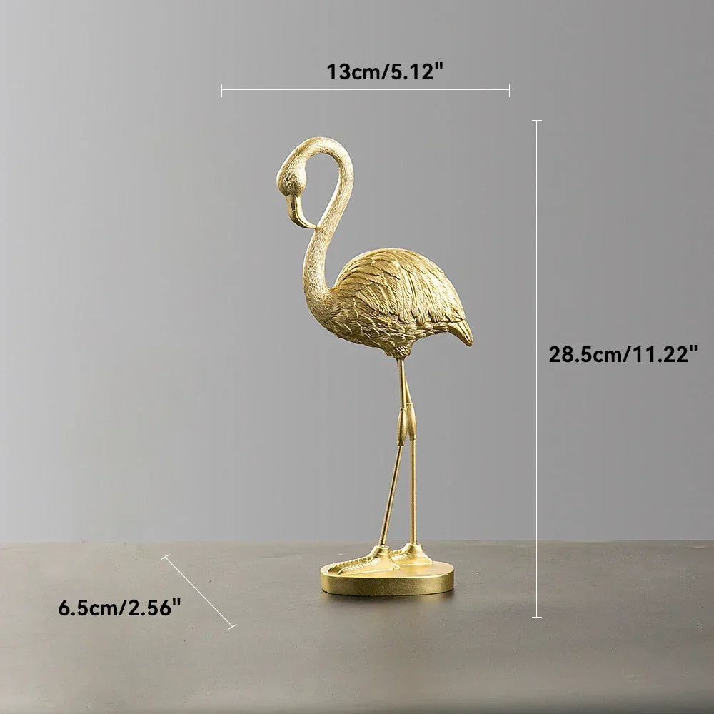 Noordse Flamingo Figuren Beeld Standbeeld Sculptuur Woonkamer Kantoor Bruiloft Feest Ornamenten Thuis Decoratie Accessoires