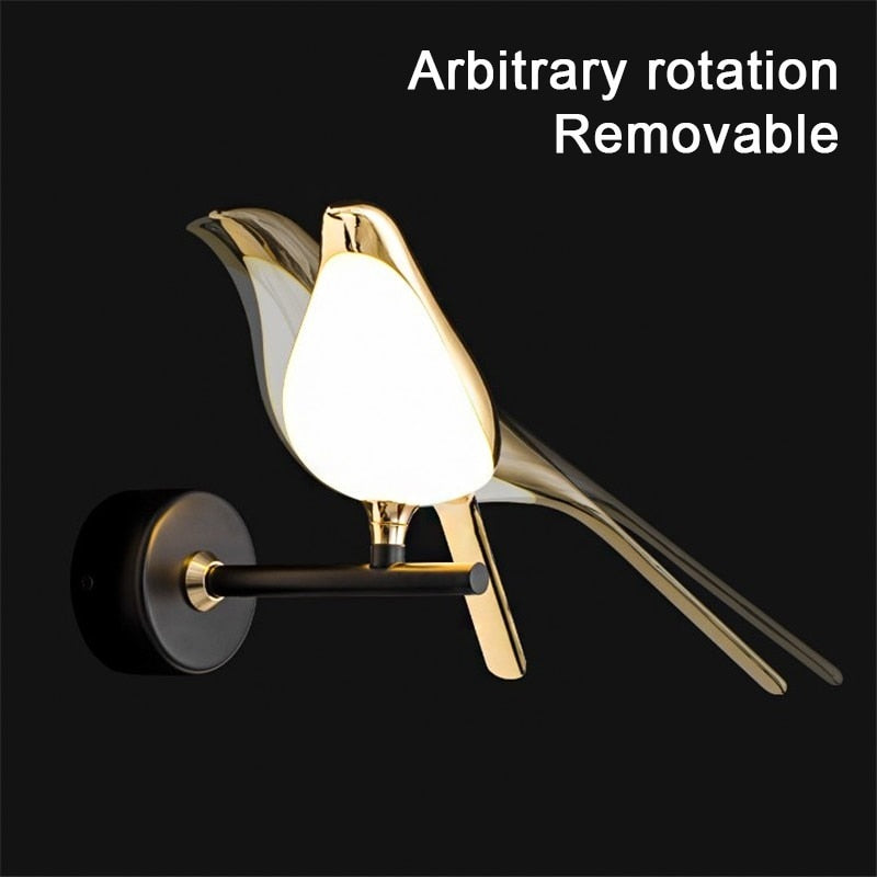 Moderne Scandinavische Wand Vogel Lamp