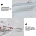 Moderne LED Wandlamp – Gebogen Spiraal Ontwerp Wandlamp voor Woonkamer, Slaapkamer, Gang en Thuisdecor