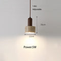 Moderne LED Pendelarmatuur – Nordic Hanglamp voor Slaapkamer, Woonkamer en Hotel met E27 Lamp