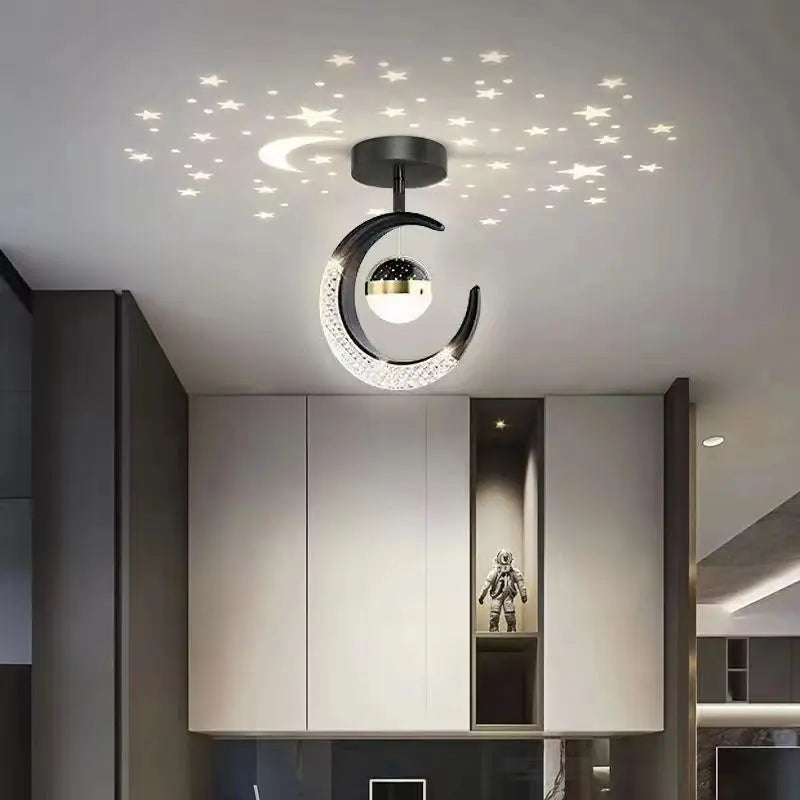 Home Decor Gangpad Aisle Plafondlamp - Sterrenachtige Sfeer LED Plafond Hanglamp